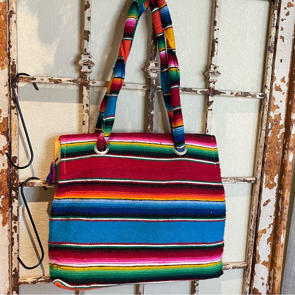 Saddleblanket Serape Mexican Blanket Tote Bag